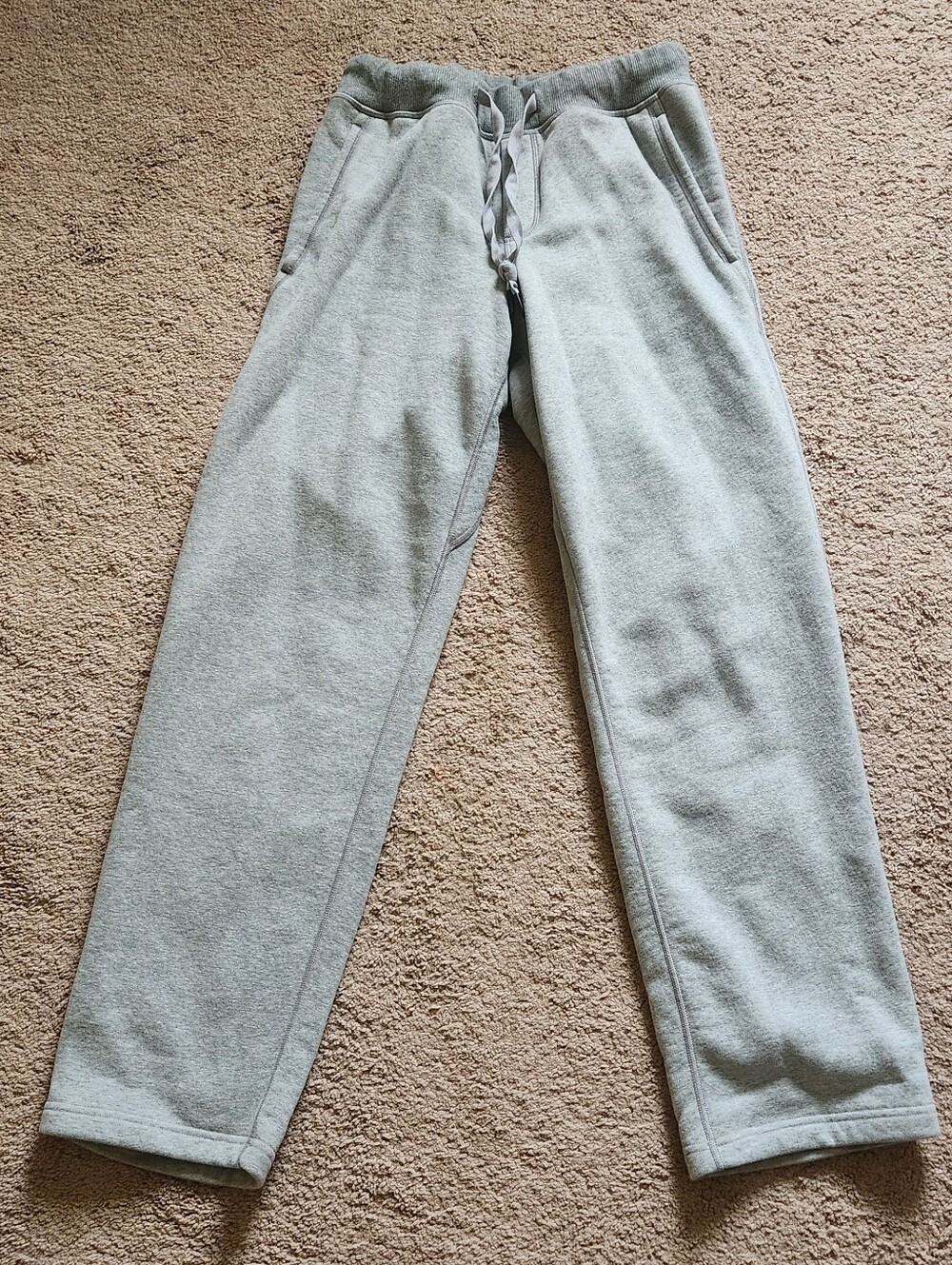 Lululemon Soft Jersey Classic-Fit Pant Reg. Softest Cotton Fleece Lined Mens Med